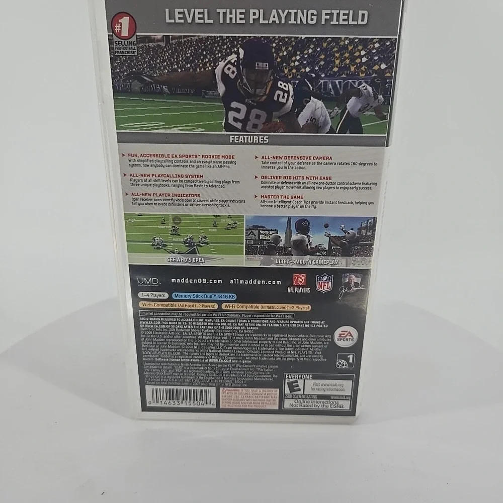 Madden 2009 (Sony PSP, 2008) EA Sports  CIB Complete PlayStation Portable‎